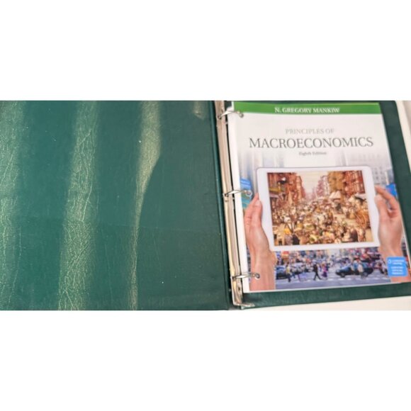 Principles Of Macroeconomics Eighth Edition 2018 Ring Binder N. Gregory Mankiw - Picture 1 of 16